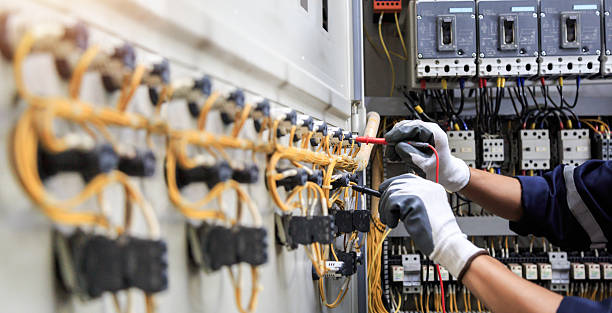 Professional Electrician technician working in Claxton, GA